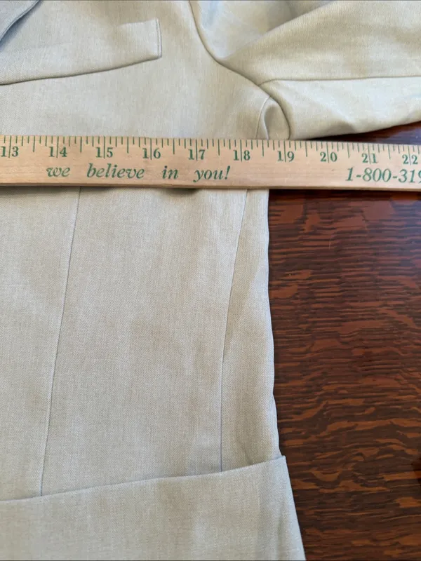 HALARA collar, long sleeve work linen- feel blazer with pockets size extra small - Image 11