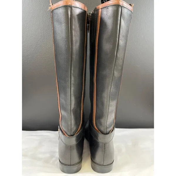 Anne Klein Cybele Women's Black Leather Shoes/Boots Size 8M SKU 5622 - Image 4