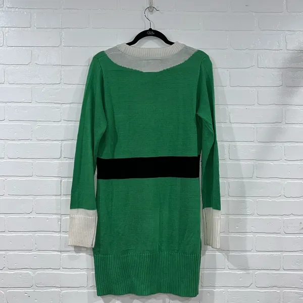 Tipsy Elves Holiday Christmas Buddy The Elf Sweater Dress Ugly Christmas Sweater - Image 5