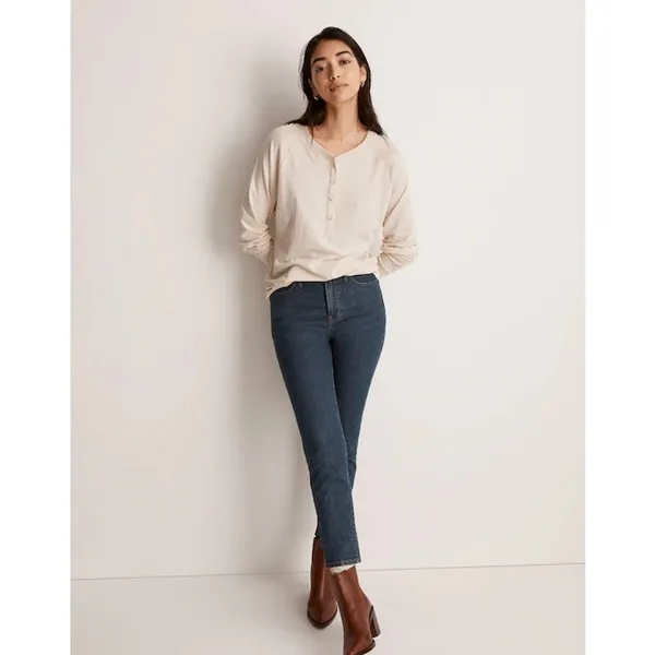 Madewell The Perfect Vintage Jean in Haight Wash Blue Comfort Stretch US 28 - Image 2