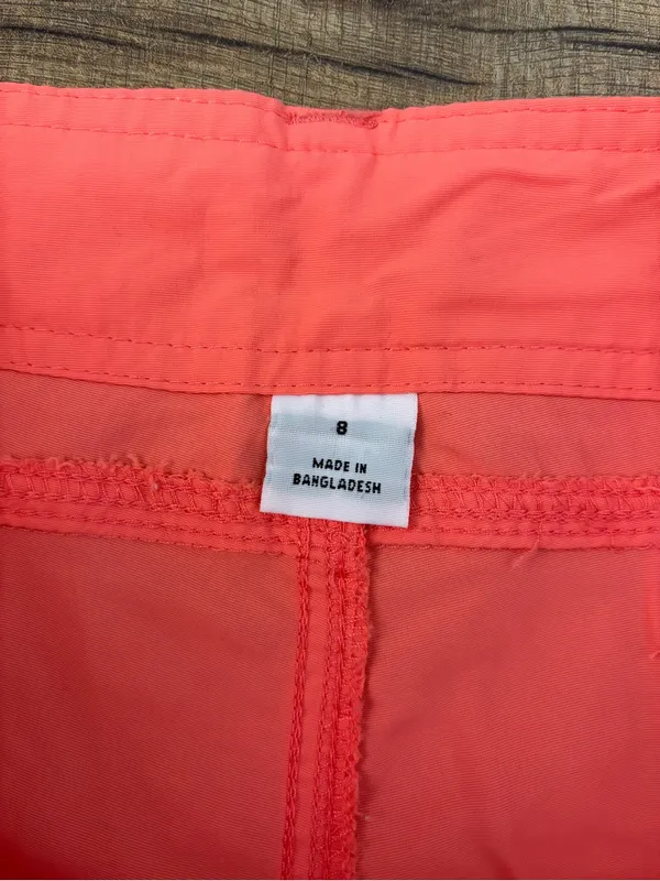 Athleta Cargo Athletic Shorts Watermelon Color Women’s - Image 3