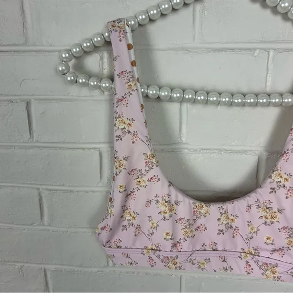 Dippin’ Daisy’s Golden Rose Floral Festival Bikini Top - Image 4