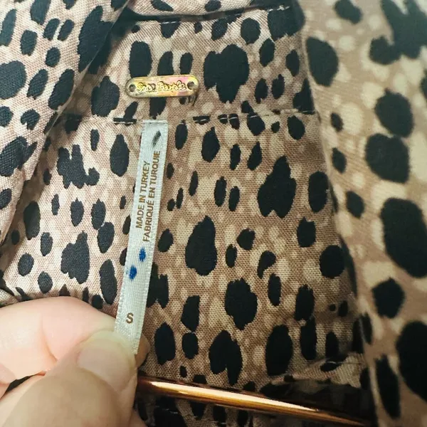 NWT Free People Daria Lepoard Cheetah Print Dress Duster Jacket Size Small - Image 10