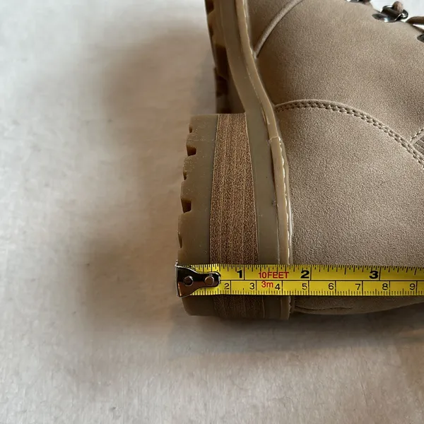 NWOT Universal Thread Combat Hiker Boots tan size 8 - Image 9