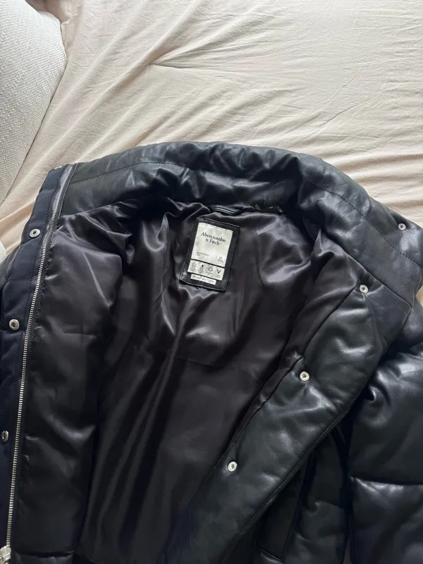 Abercrombie Leather Jacket - Image 2