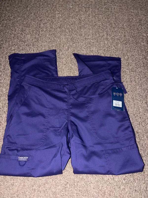 Cherokee Scrub Pants purple - Image 3