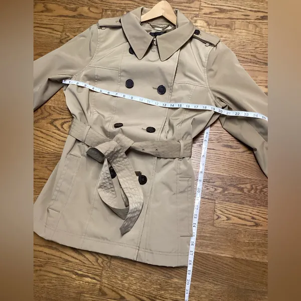 Worthington Vintage Classic camel tan pea coat. Size XL - Image 11