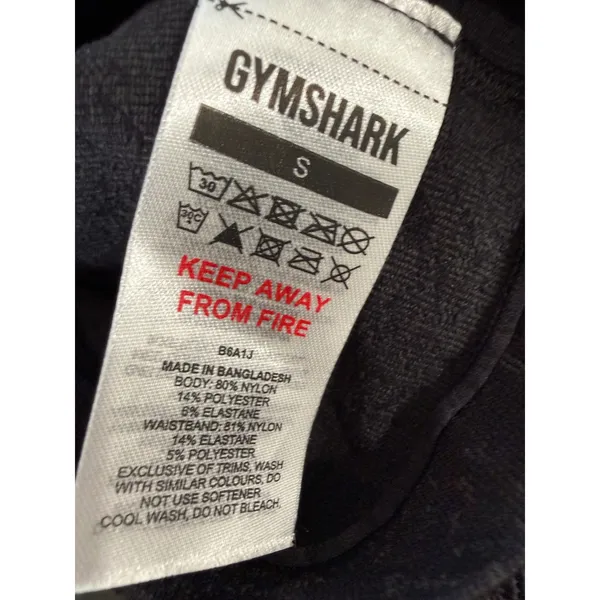 Gymshark Vital Seamless 2.0 Shorts Charcoal Marl High Rise Athletic Mens‎ Small - Image 4