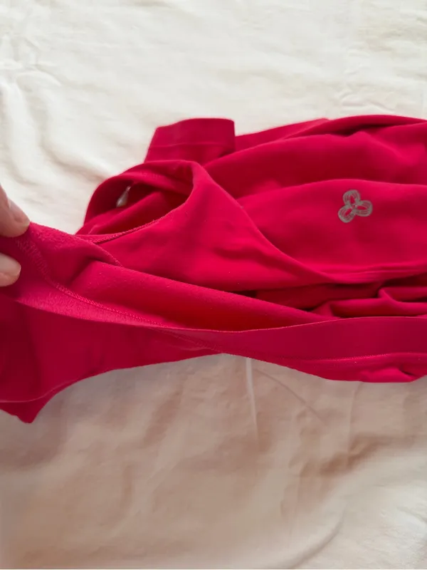 Aritzia TnAction Butter Scoop Neck Longline Tank‎ Bra Top Pink XL - Image 8
