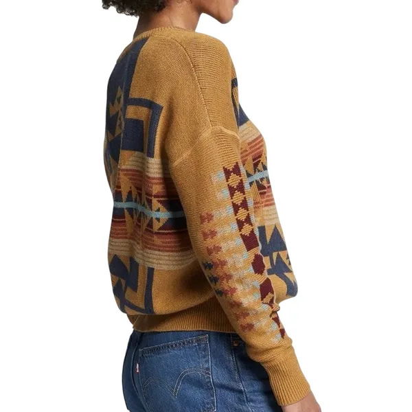 PENDLETON Chief Joseph Graphic Cotton Pullover Sweater Size L New w/ Tag $149 - Image 3