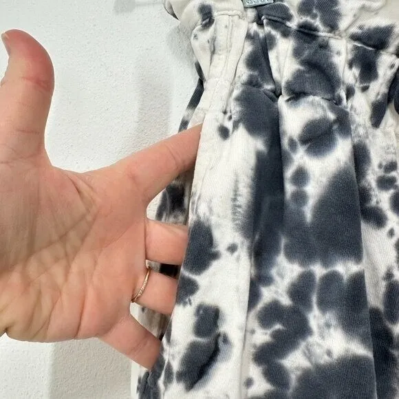 Bassike Size Small Tie-dyed Organic Cotton-jersey Track‎ Pants In White Lounge - Image 4