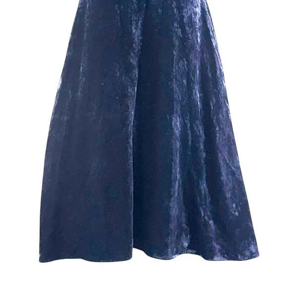Boden Velvet Dress Dark Blue 2‎ - Image 9