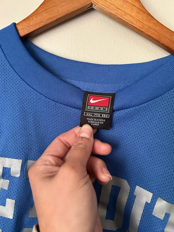 Vintage Nike Detroit Lions Mesh Jersey - Image 2