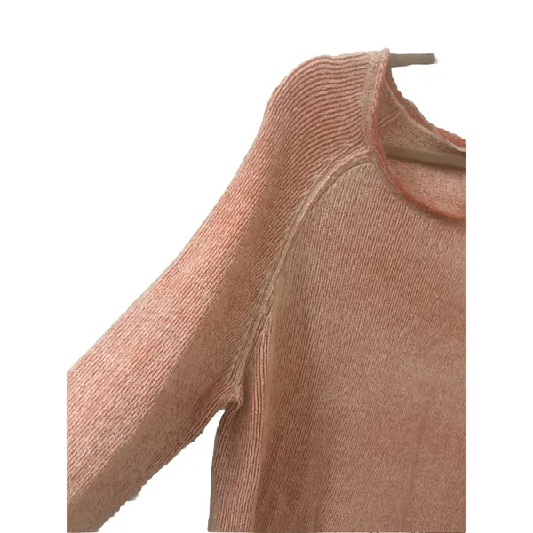 Free People Lenox Rib Knit Tunic Sweater/ Dress in Carrot Cake Size SP Oversized - Image 3