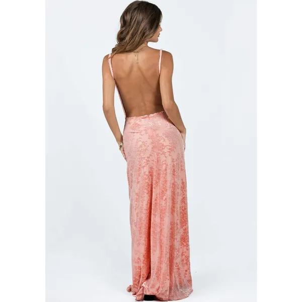 Princess Polly Amiya Maxi Dress Pink Size US 10 - Image 2