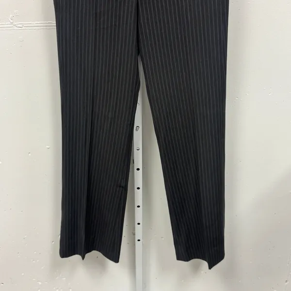 BCBGMAXAZRIA Pinstripe Straight Leg Dress Pants Trousers Mid Rise Office Wear - Image 4