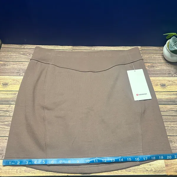 Lululemon Scuba High Rise Mini Skirt NWT Size XL (TPTC) LW8ALSS - Image 8