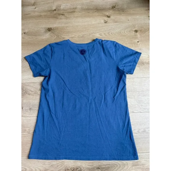 EUC Life is Good crusher tee classic fit v-neck t-shirt blue sunflower size M - Image 8