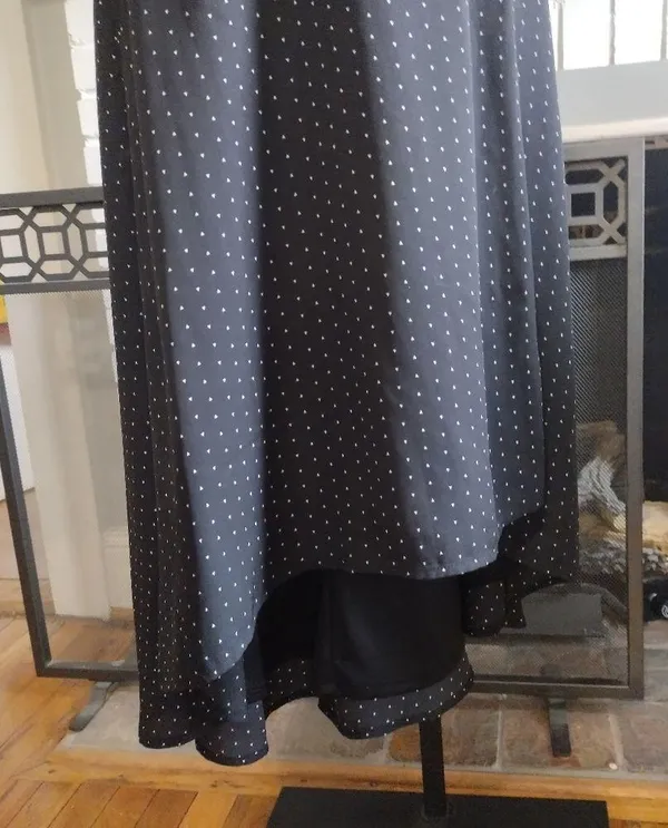 Lulu’s Farah Black Polka Dot Flutter Sleeve Midi Wrap Dress - Image 6