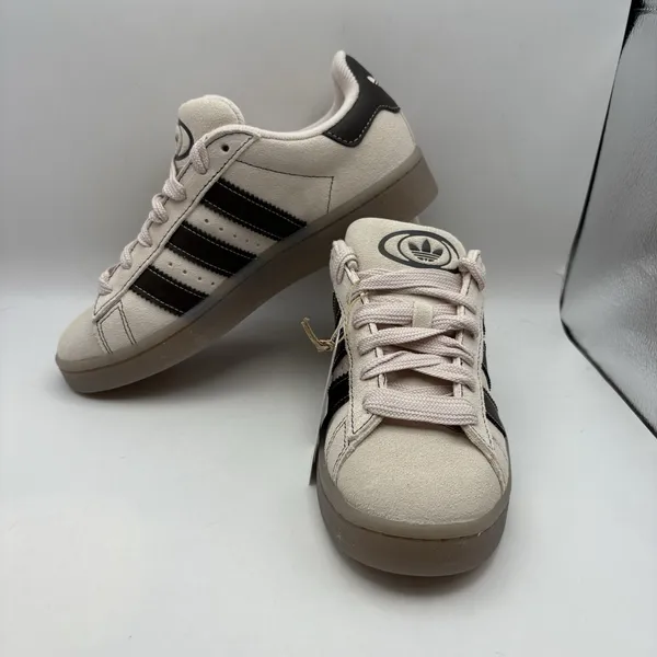 Adidas Campus 00s Comfy Casual Shoes Gum/Cream/Core Black‎ JQ4370 Women's Size 8 - Image 5