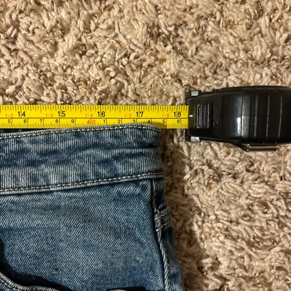 Garage Denim Micro Skort  In pixie blue  - Image 6