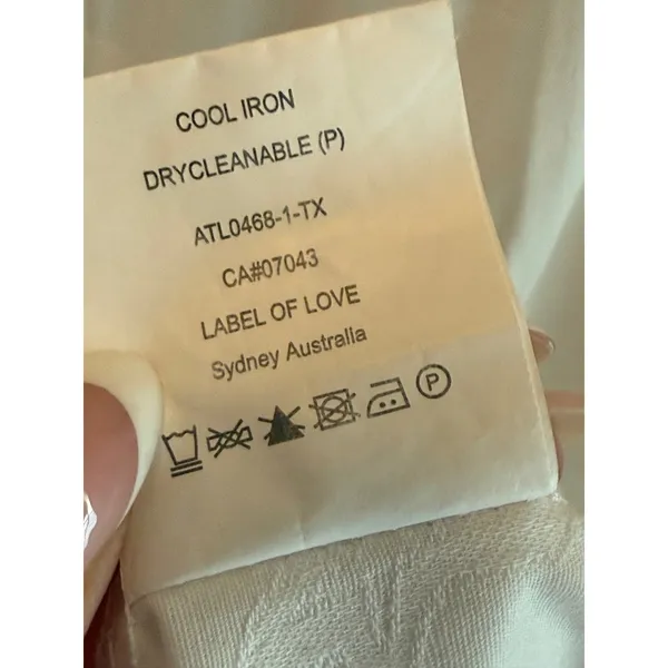 Label of Love White Starfish Textured Tiered Maxi Dress Tie Shoulder XL - Image 8