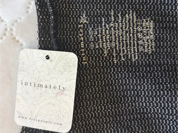 NWT Free People Intimately Clean Slate Tank in Black - Image 8