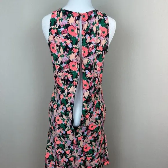 J Crew Mercantile Dress 2 Draped‎ Waist Floral Multicolor A-Line Sleeveless - Image 6