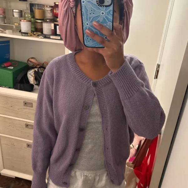Purple Women's Sweater - Image 2