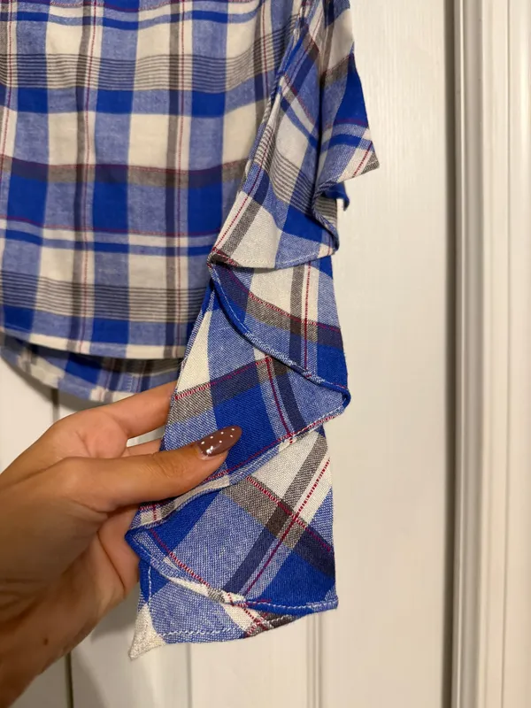 NWOT Vici Plaid Mini Skirt - Image 5