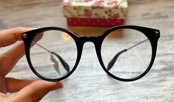 Alexander McQueen JUST TODAY💐 unixes round eyeglasses ✨❤️ - Image 13