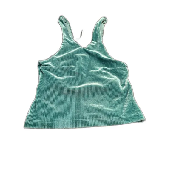 Out From Under Mint Green Velvet Ribbed Bralette Crop Top Size S Y2K - Image 4