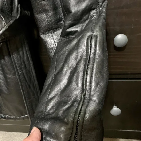 Vintage Blazer Leather Jacket - Image 4