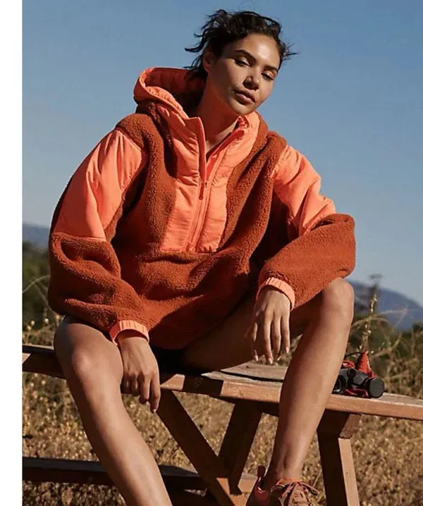 NWOT Free People X FP Movement - Lead The Pack Pullover Fleece Jacket - Image 10