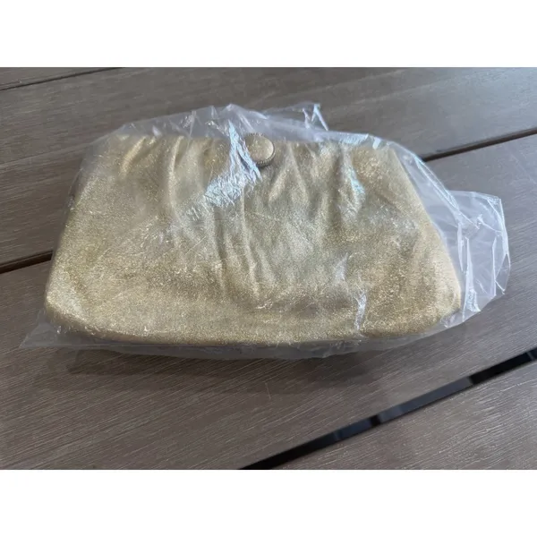 Vintage Gold Metallic‎ Evening Clutch Bag 1950-1960’s Formal Purse Cocktail Bag - Image 9