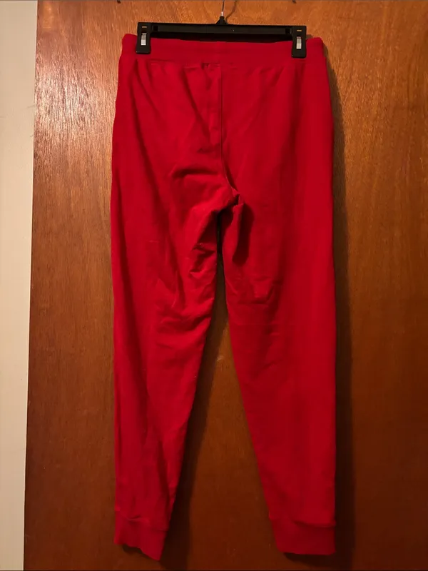 Ambiance Women's Red Track Jogger Pants - Image 2