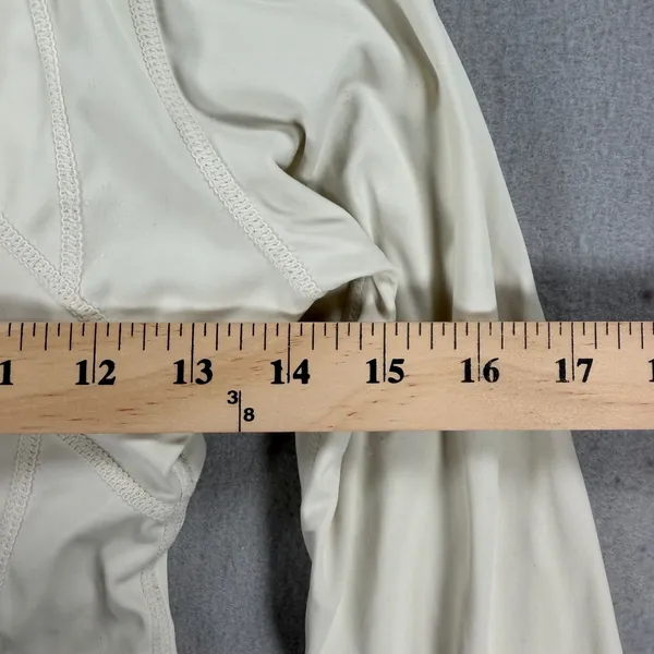 Lululemon Define Jacket Size 2 Cream Luon Full Zip Yoga Activewear Off White - Image 5
