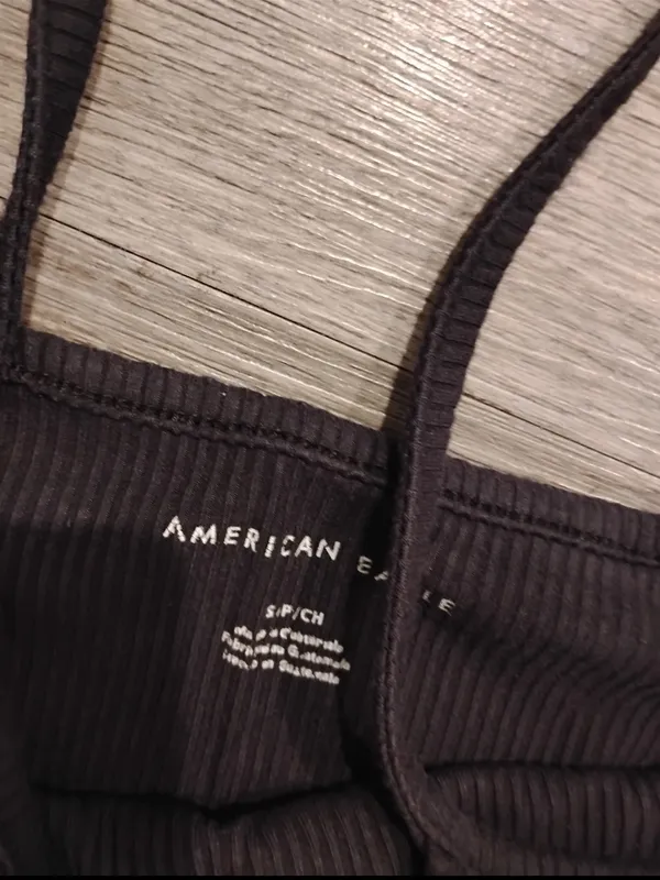 American Eagle Outfitters Ribbed Crop Camisole Top - Image 2