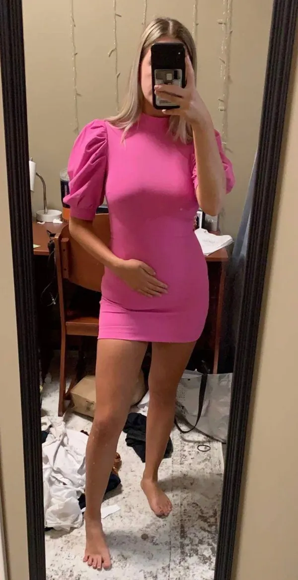 Forever 21 Pink Cocktail Dress Short - Image 2