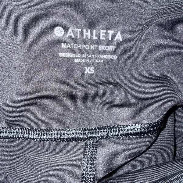 Athleta Skort Womens XS Camo Black Match Point Tennis Gym Skirt Lined Active - Image 2