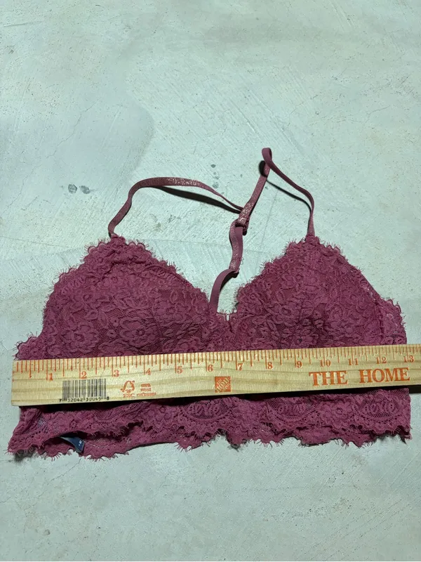 Aerie Lace Bralette pink medium - Image 3