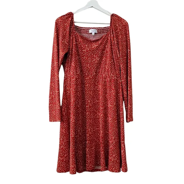 Gilli’s Angelina Rust Fit and Flare Dress L - Image 4