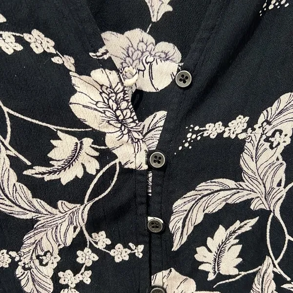 NWT Billibong Floral Tie Neck Blouse | Medium - Image 6