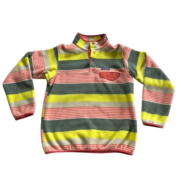 Patagonia Lightweight Synchilla Small M Fleece Pullover Granola Gorpcore outdoor - Image 2
