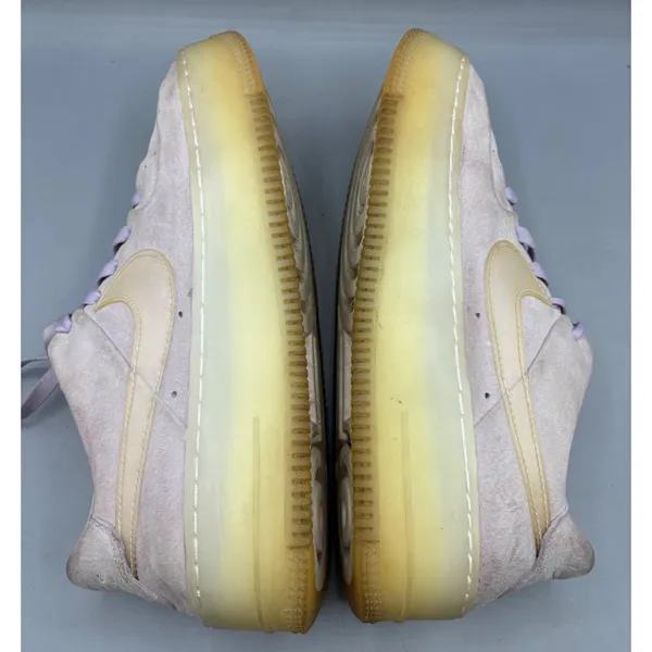 Nike Air Force 1 Sage LX Low Womens 8.5 Violet Mist Suede Sneakers AR5409-500‎ - Image 7