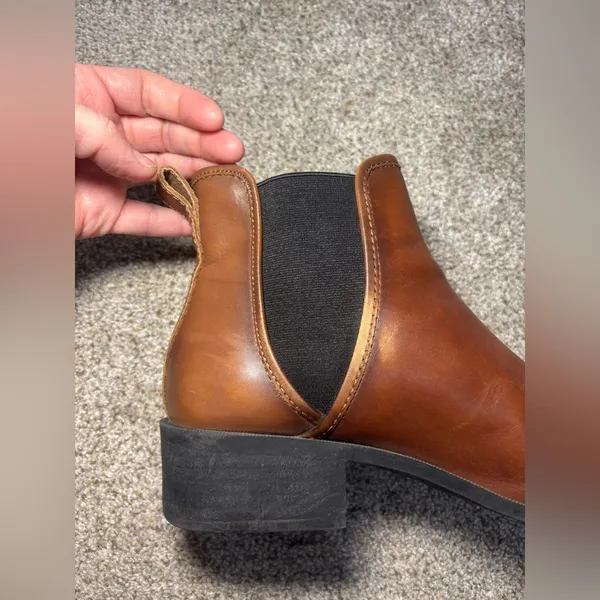 Steve Madden Women's Audience Cognac Brown Chelsea Boots Size 9 - Image 6