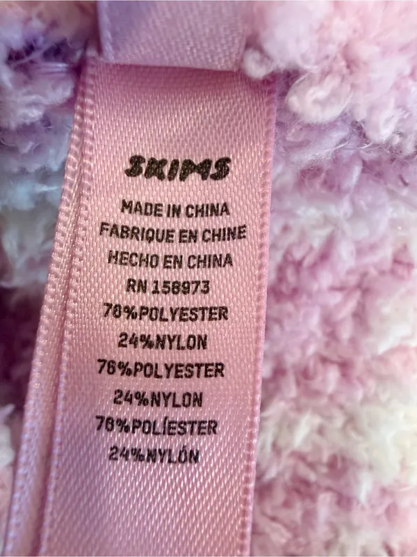 SKIMS Cozy‎ Knit Unisex Hoodie in Petal Houndstooth Apres Ski - Image 5