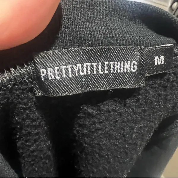Pretty little thing los angeles calabasas black pullover sweatshirt - Image 6