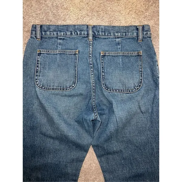 Women’s GAP Flare 100% Cotton Medium Wash Jeans 10 - Image 7