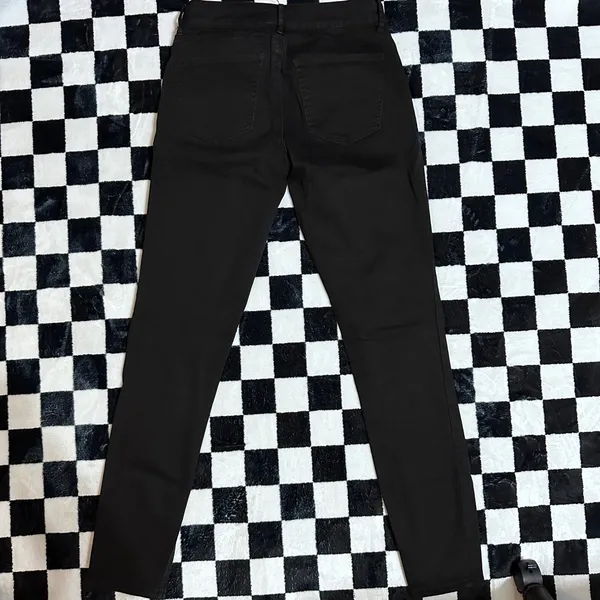 Refuge Black high-waisted ripped skinny jeans - Image 4